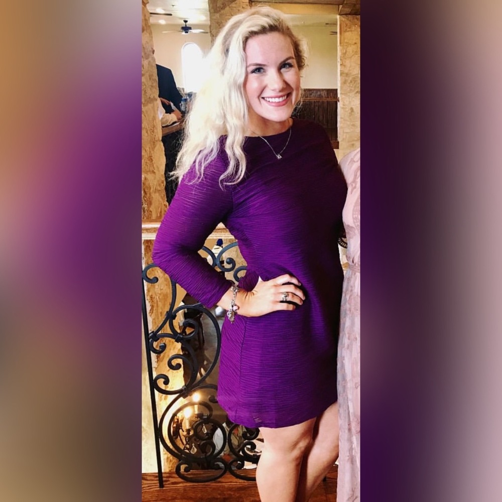 Gianni Bini Purple Cocktail Dress